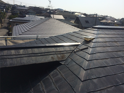 カラーベスト屋根修理前